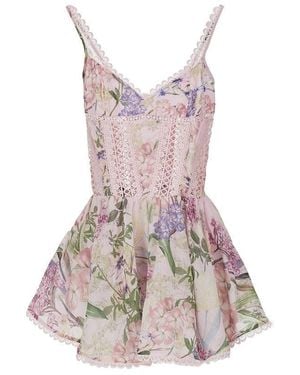 Charo Ruiz 'Gardenia' Mini Dress - Brown