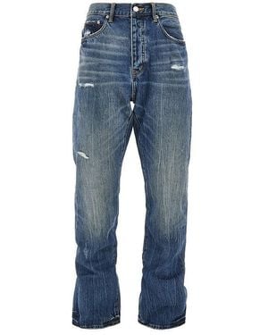 Purple Brand P011 Relaxed Straight Jeans - Blue