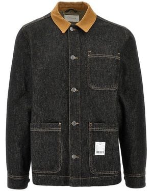 Les Deux 'Layton' Denim Overshirt - Black