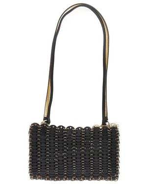 Rabanne '1969' Reversible Leather Bag - Black