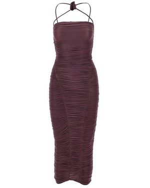 Maygel Coronel 'Muralla' Midi Dress - Purple