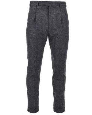 PT Torino Stretch Wool Rebel Fit Pants - Gray