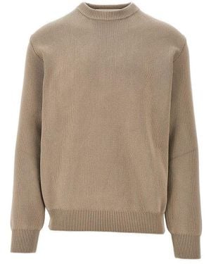 Golden Goose Golden Embroidery Cotton Jumper - Natural