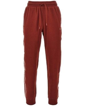 EA BODYWEAR French Terry Loungewear Trousers - Red