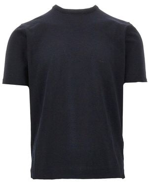 Caruso Knitted T-Shirt - Black