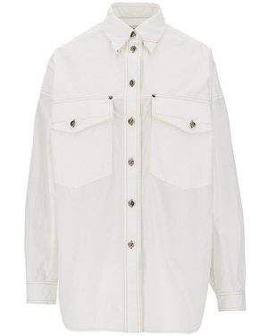 Versace Cotton Poplin Shirt - White