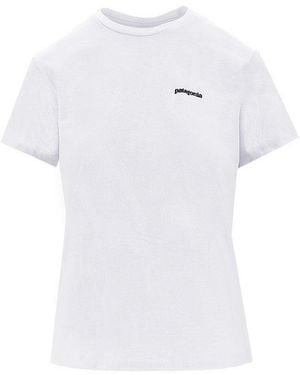 Patagonia 'P-6 Logo' Short-Sleeved T-Shirt - White