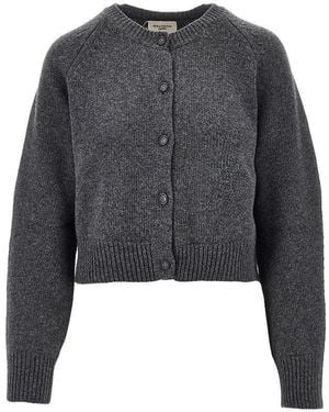 Weekend by Maxmara Wool Short Cardigan - Grey