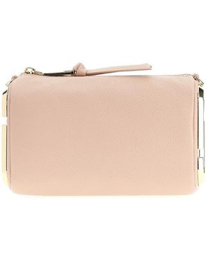 Marc Jacobs 'The Snapshot' Grained Leather Shoulder Bag - Natural