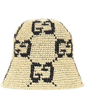 Gucci Gg Cloche Hat - Metallic