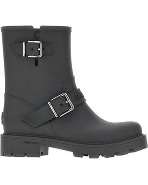 Jimmy Choo Biker Rainboots - Black