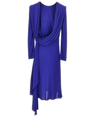 Versace Abito Midi - Blu