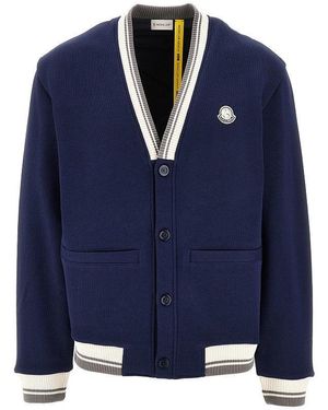 MONCLER X MERCEDES-BENZ Cardigan - Blu