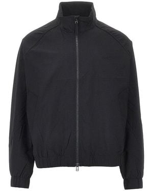 Forét 'Stream Track' Nylon Jacket - Black