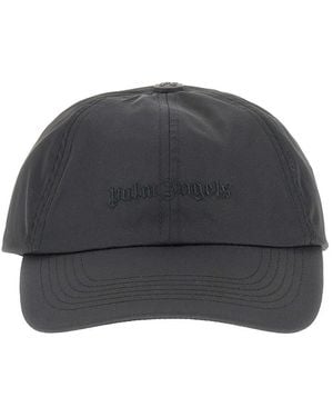 Palm Angels Logo Embroidery Baseball Cap - Grey