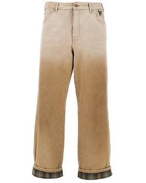 Golden Goose Cotton Canvas 'Painter' Trousers - Natural