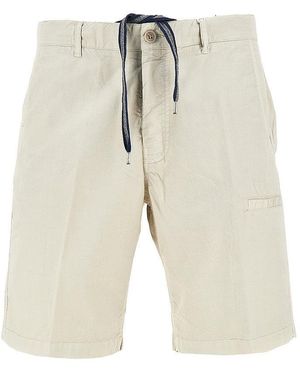 Aspesi Cotton Bermuda Shorts - Natural