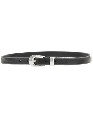 Our Legacy Leather Belt - Black