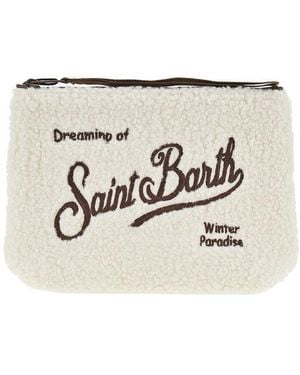 MC2 Saint Barth 'Aline' Teddy Pouch - White