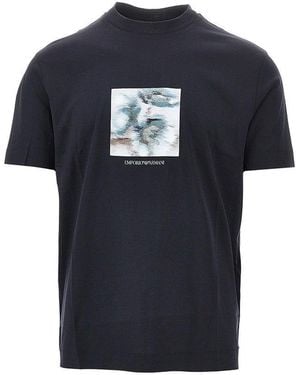 Emporio Armani Printed T-Shirt - Blue
