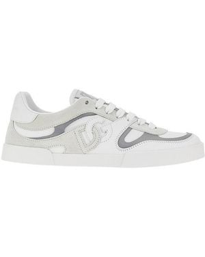 Dolce & Gabbana Dolce&Gabbana Portofino Leather Trainers - White