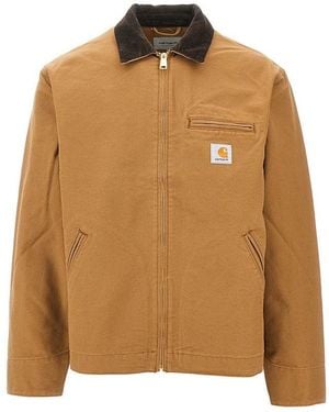 Carhartt 'Detroit' Canvas Jacket - Brown