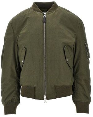 Givenchy 'Couture Seam' Cotton-Blend Bomber Jacket - Green