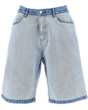Arte' Inside/Out Denim Shorts - Blue