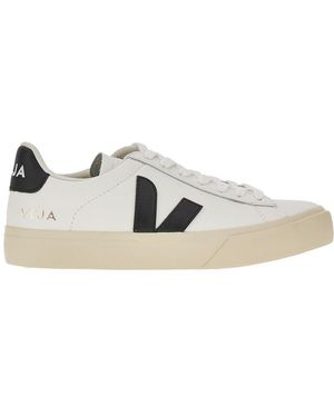 Veja 'Campo' Grained Leather Sneakers - Multicolor