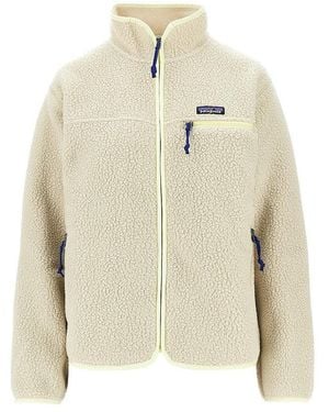 Patagonia 'Retro' Fleece Jacket - Natural
