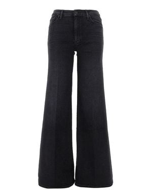 Mother 'The Hustler Roller Sneak' Jeans - Black