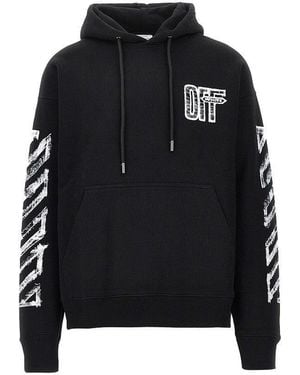 Off-White c/o Virgil Abloh 'Motion Arrow Skate' Hoodie - Black
