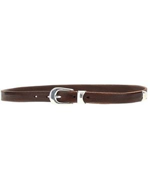 Our Legacy Leather Belt - Brown