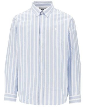 Carhartt 'Deven' Oxford Cotton Shirt - Blue