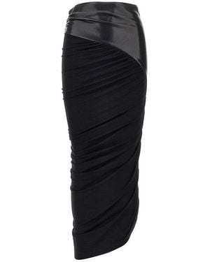 ANDAMANE Stretch Jersey 'Ursula' Skirt - Black