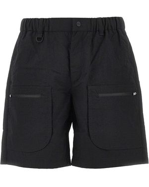 Herno Tech-Crincle Laminar Shorts - Black