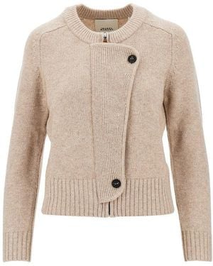 Isabel Marant Knitted 'Murielle' Cardigan - Natural