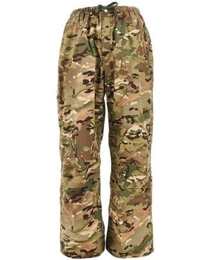 Pleasures Strass-Embellished Camouflage Pants - Green