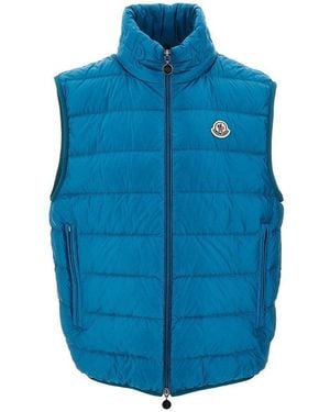 Moncler 'Rocoque' Down Vest - Blue