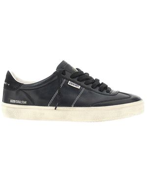 Golden Goose 'Soul-Star' Nappa Leather Trainers - Black