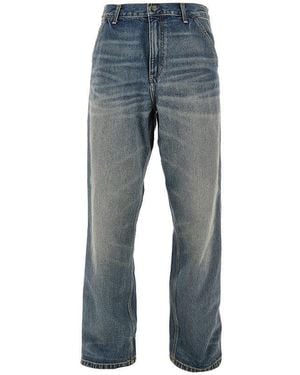 Carhartt 'Single Knee' Denim Trousers - Blue