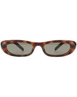 Saint Laurent Sl 557 Shade Pump Sunglasses - Brown