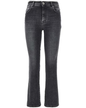 Weekend by Maxmara Stretch Denim Cropped Jeans - Grey