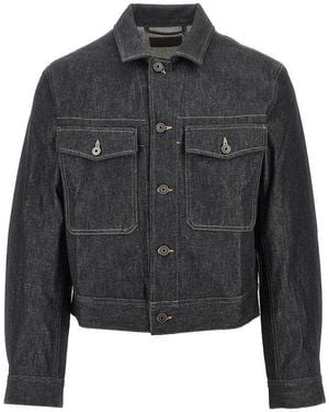 Lemaire Denim Trucker Jacket - Black