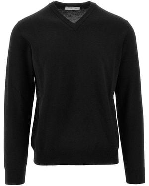 THE PULL Extrafine Merino Wool Jumper - Black