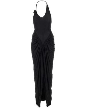 Maygel Coronel 'Vestalia' Long Dress - Black