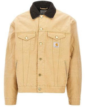 Carhartt Canvas Trucker Jacket - Natural