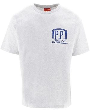 Public Possession 'Mobile D J' Cotton T-Shirt - White