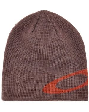 Oakley Ellipse Reversible Beanie Hat - Brown
