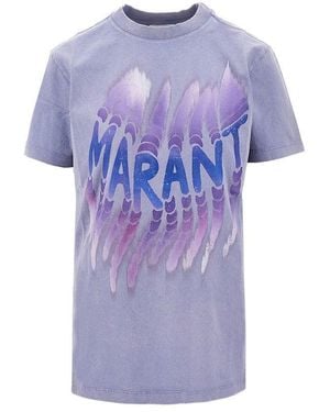 Isabel Marant T-Shirt 'Zoeline' Donna - Blu